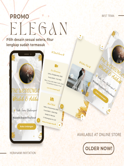 Golden Floral Elegance